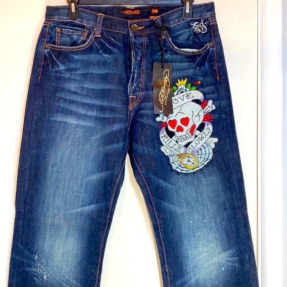 Ed Hardy Other - NWT Ed Hardy Jeans 36x34